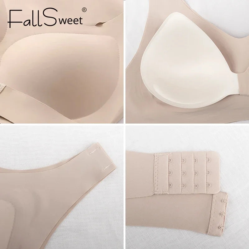 Wireless Seamless Push-Up Posture Shaping Bra