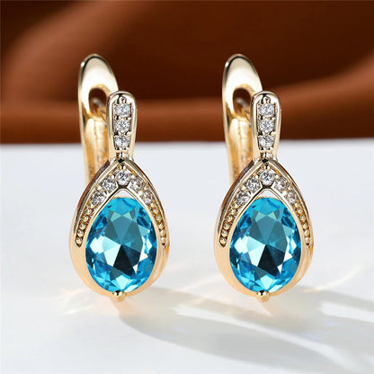 Crystal Cascade Earrings