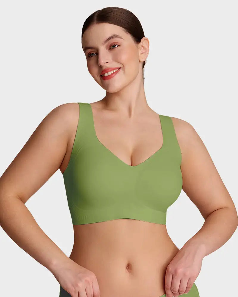 Antibacterial Wire-Free Jelly Lift Everyday Bra Sage - Photo 14