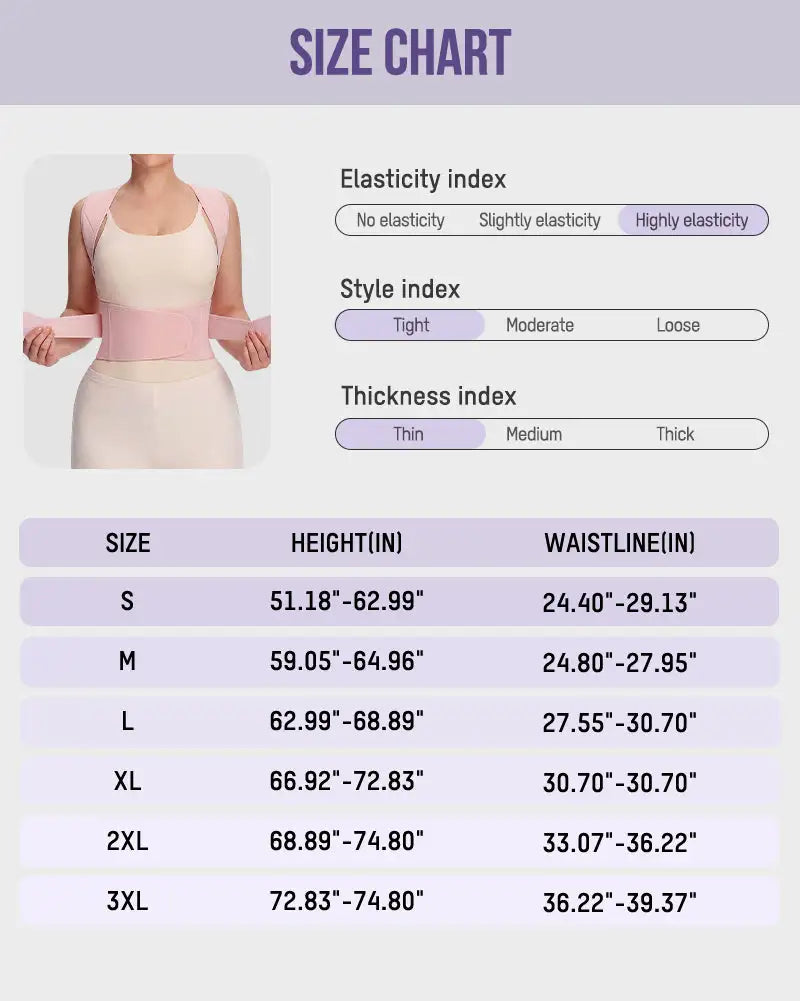 Back posture corrector support vest for women - image 19