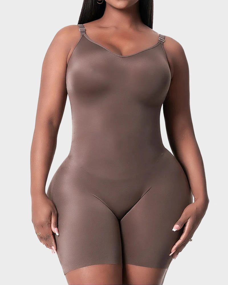 Built-in bra sculpting shaper bodysuit - image 11