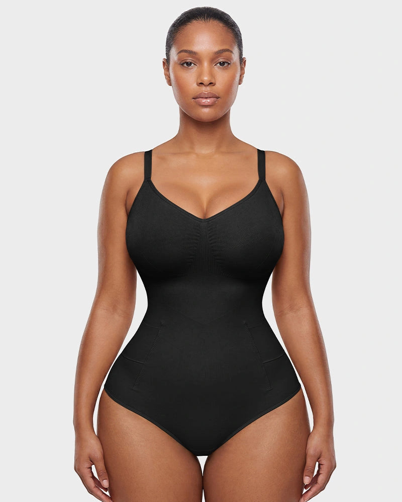 Easyslide deep-v camisole sculpting bodysuit shapewear - image 10
