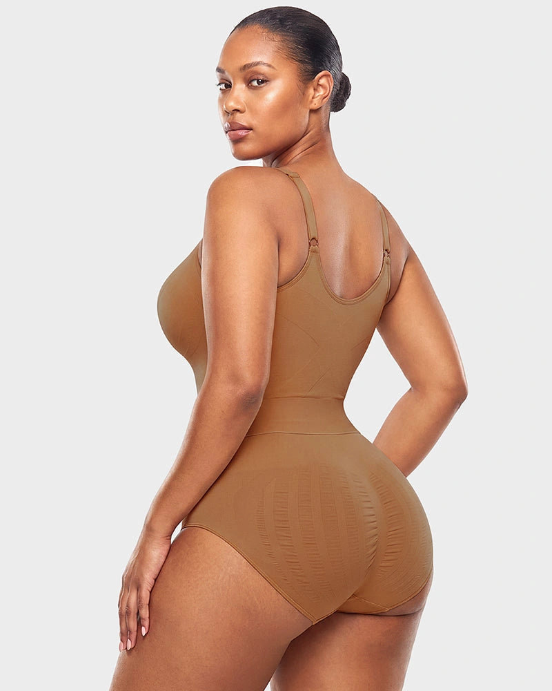Easyslide deep-v camisole sculpting bodysuit shapewear - image 14