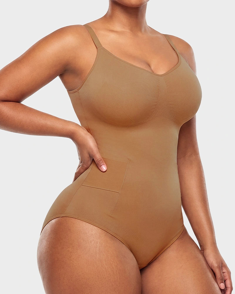 Easyslide deep-v camisole sculpting bodysuit shapewear - image 18
