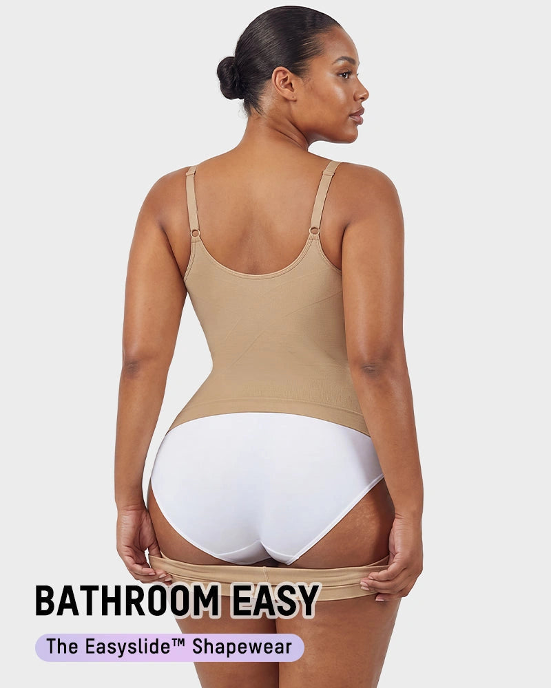 Easyslide deep-v camisole sculpting bodysuit shapewear - image 4
