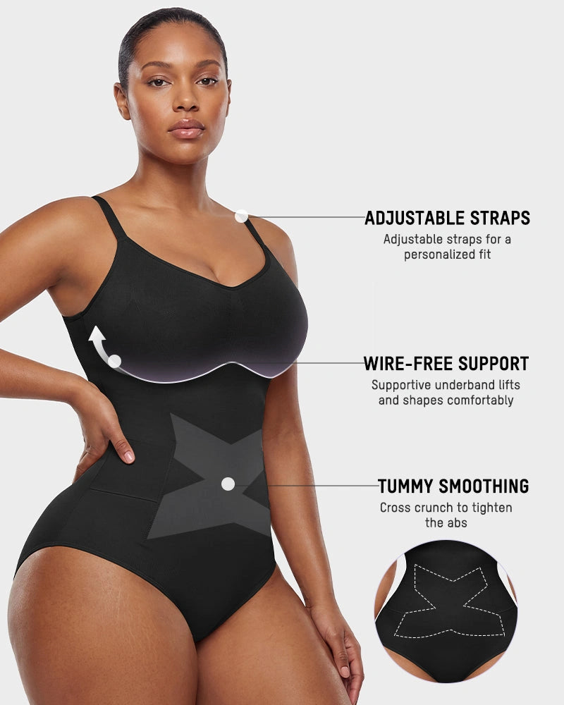 Easyslide deep-v camisole sculpting bodysuit shapewear - image 6