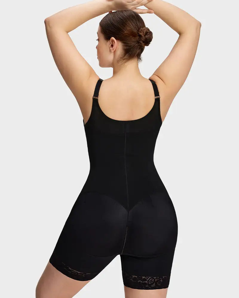 Fajas butt lifter tummy control zip-crotch bodysuit - image 3
