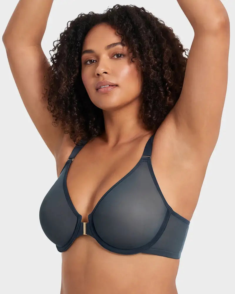 Front Closure Mesh Support Everyday Bra Lark - Photo 10