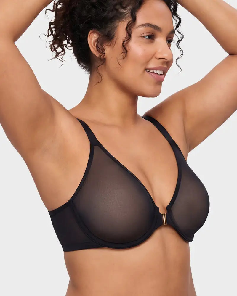 Front Closure Mesh Support Everyday Bra Lark - Photo 13