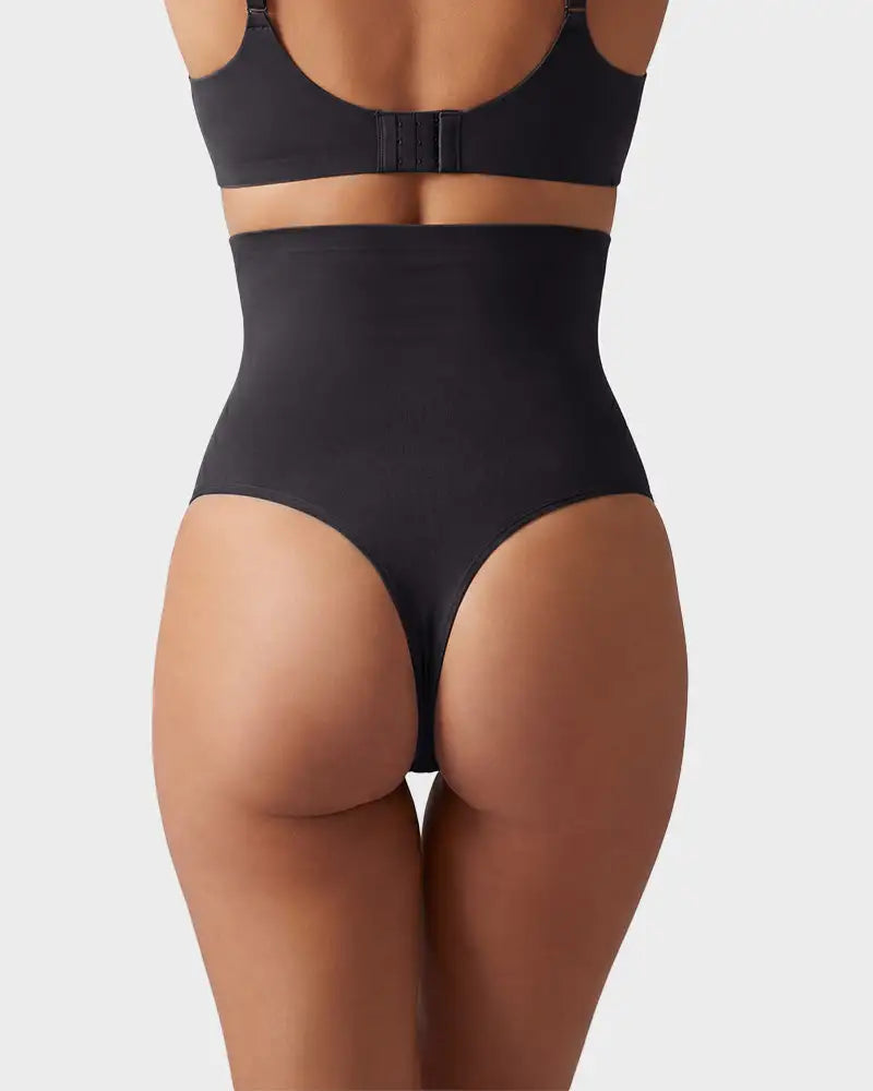 High-Waist Mesh Tummy Control Thong 3-Pack - Photo 3