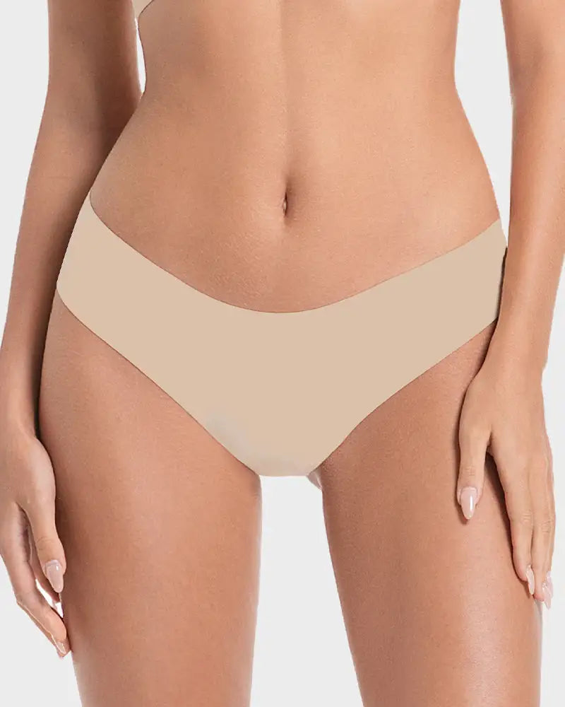Ice-Silk Seamless Low-Rise Panty For Women 5-Pack - Photo 17