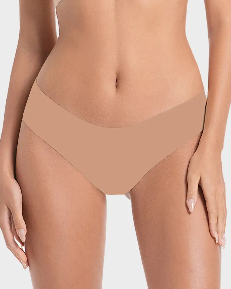 Ice-Silk Seamless Low-Rise Panty For Women 5-Pack - Photo 20