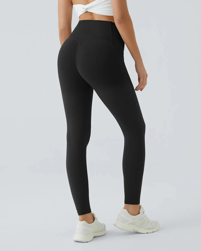 Leopard Print High-Waist Workout Leggings with Pockets Leo - Photo 10