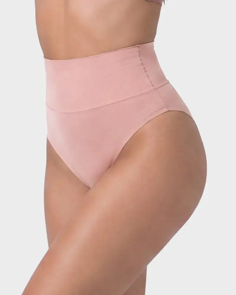 No-Show Seamless High-Waist Thong Panty 5-Pack - Photo 10