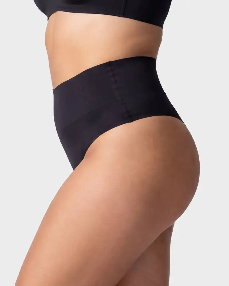 No-Show Seamless High-Waist Thong Panty 5-Pack - Photo 2