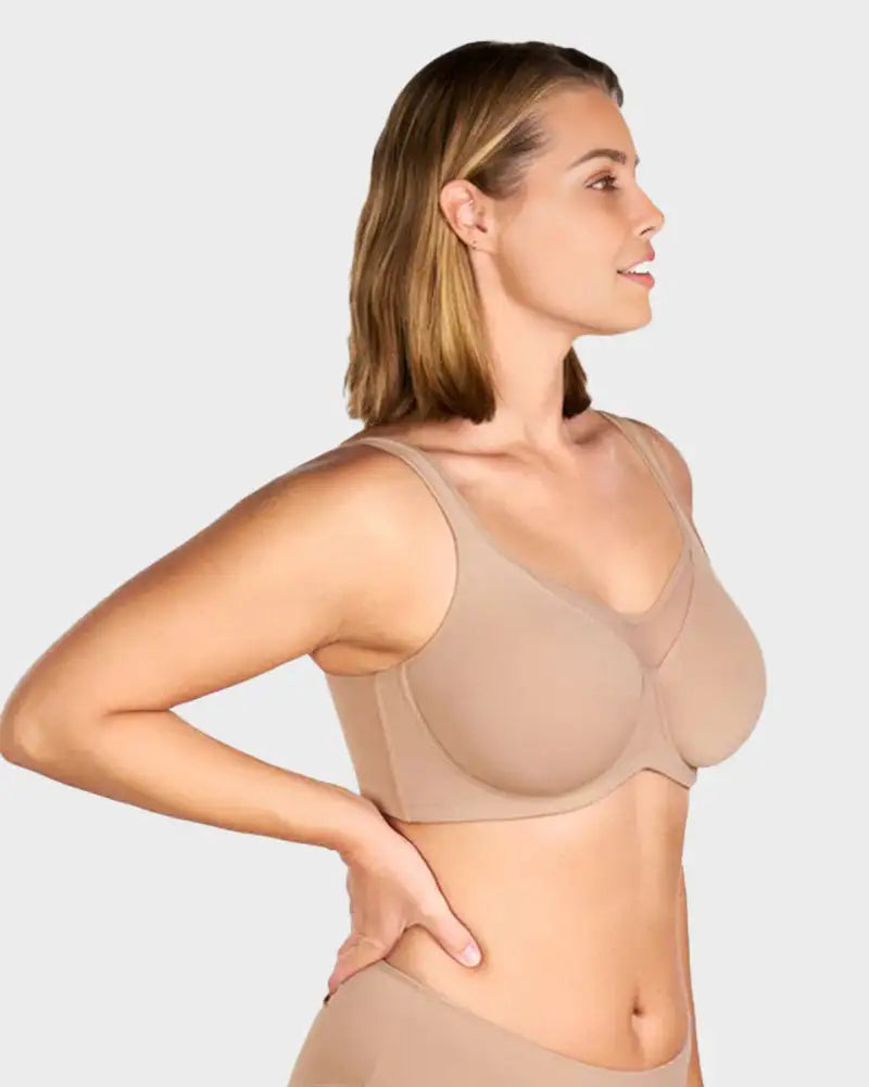 Plus Size Cooling Full Coverage Minimizer Bra Isla - Photo 12