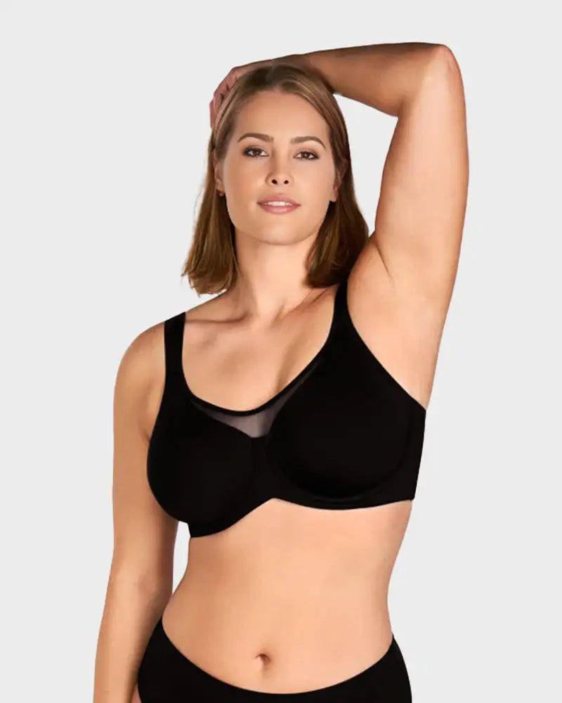 Plus Size Cooling Full Coverage Minimizer Bra Isla - Photo 19