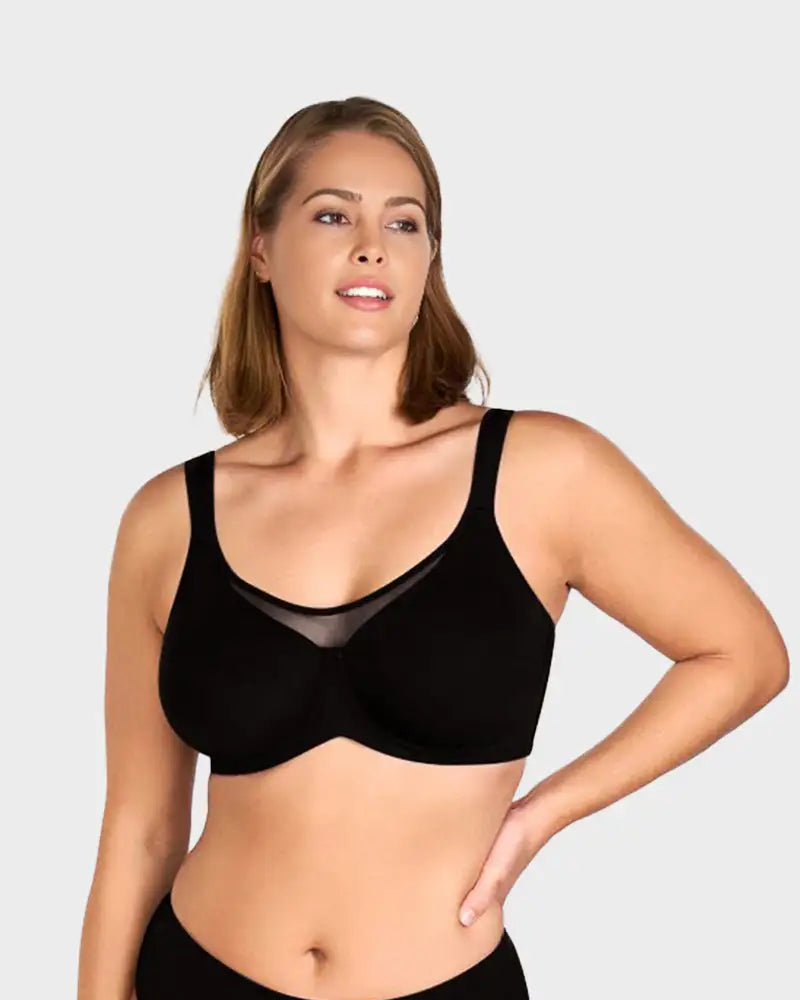 Plus Size Cooling Full Coverage Minimizer Bra Isla - Photo 20