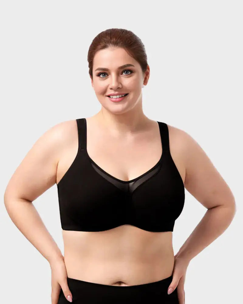 Plus Size Cooling Full Coverage Minimizer Bra Isla - Photo 22