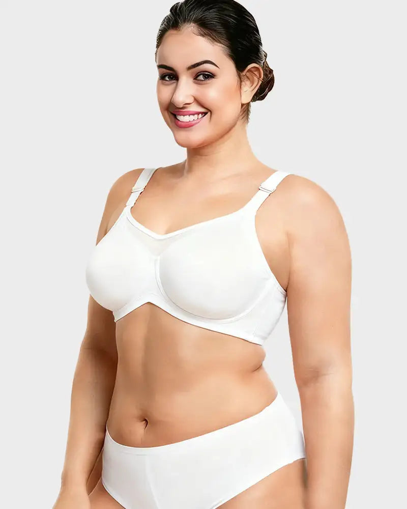 Plus Size Cooling Full Coverage Minimizer Bra Isla - Photo 7