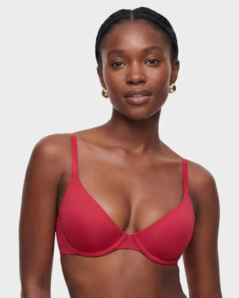 Seamless Cleavage-Lift Deep-V Push-Up Bra Ava - Photo 1