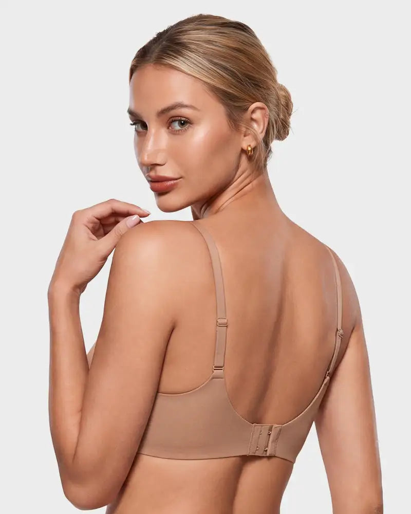 Seamless Cleavage-Lift Deep-V Push-Up Bra Ava - Photo 3