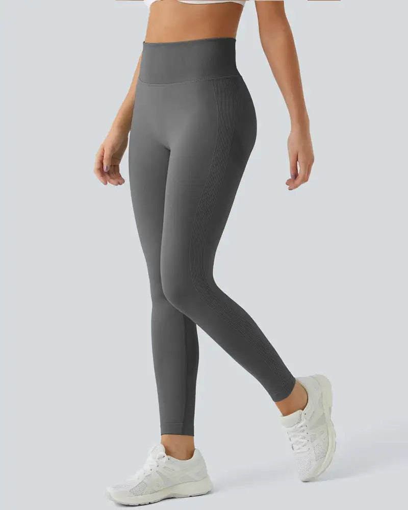 Seamless High-Waist Sculpting Butt-Lift Leggings Smooth - Photo 11