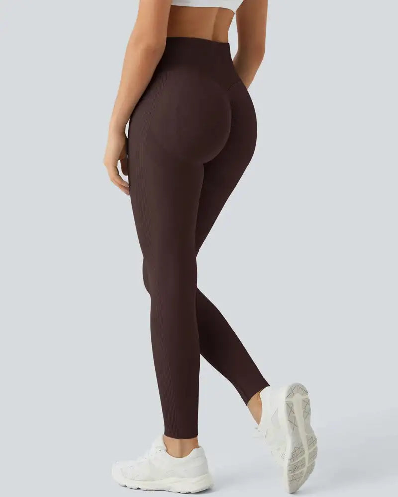 Seamless High-Waist Sculpting Butt-Lift Leggings Smooth - Photo 14