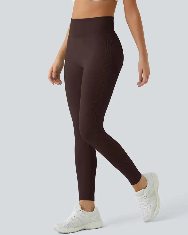 Seamless High-Waist Sculpting Butt-Lift Leggings Smooth - Photo 17