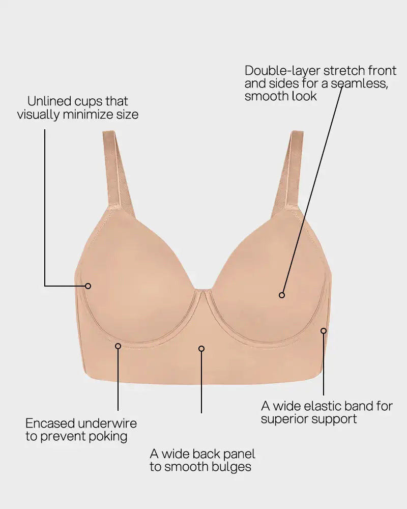 Seamless Lift Minimizer Everyday Support Bra Lena - Photo 23