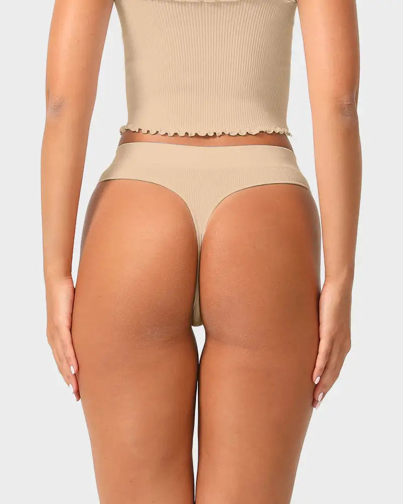 Seamless Low-Rise Everyday Comfort Thong 3-Pack - Photo 14