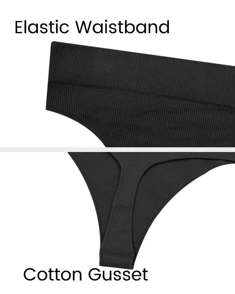 Seamless Low-Rise Everyday Comfort Thong 3-Pack - Photo 5
