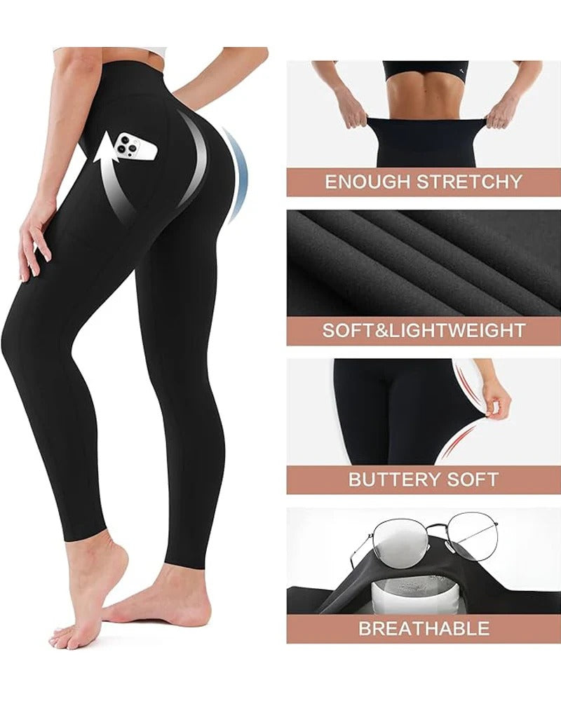 Shaping High-Waist Leggings with Side Pockets Align - Photo 4