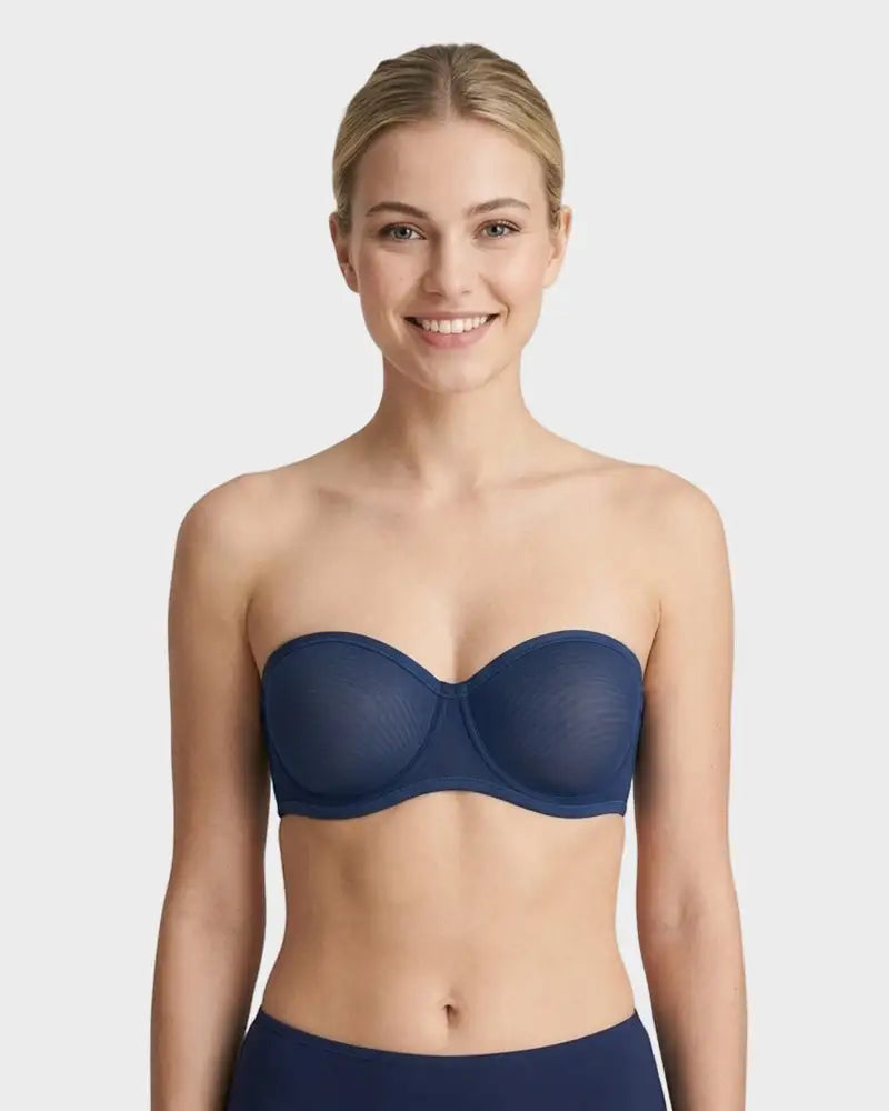 Strapless Mesh Underwire Balconette Everyday Bra Nari - Photo 13