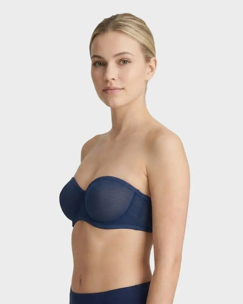 Strapless Mesh Underwire Balconette Everyday Bra Nari - Photo 14