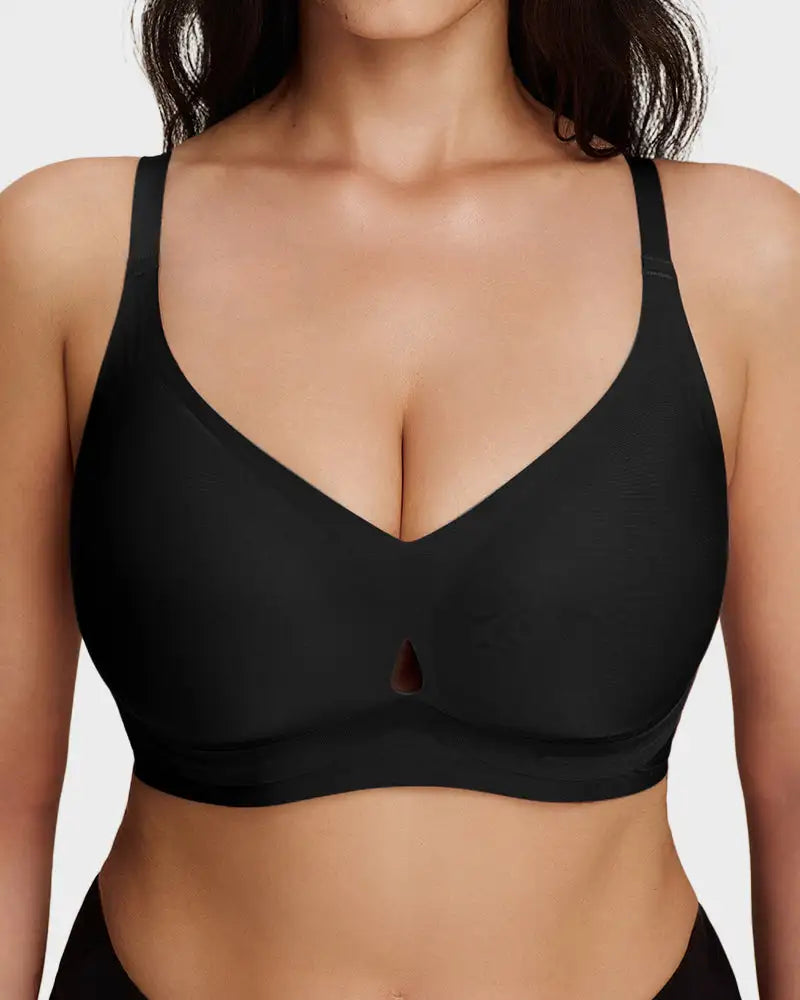 Teardrop Cutout Supportive Bra Silhouette - Photo 10
