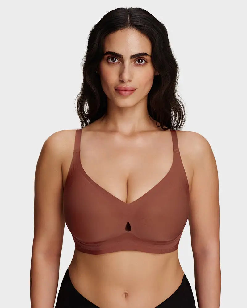 Teardrop Cutout Supportive Bra Silhouette - Photo 24