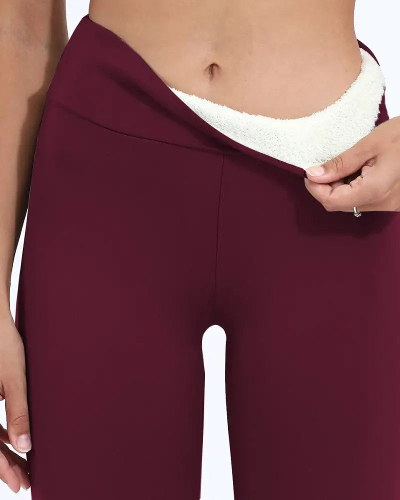 Thermal Fleece High-Waist Leggings for Winter Cozy - Photo 16