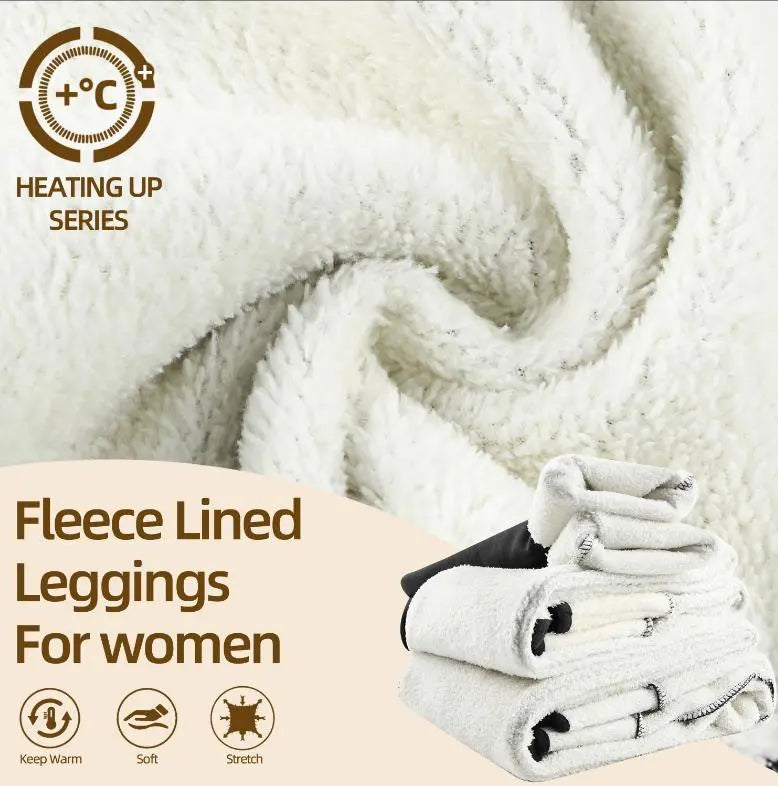 Thermal Fleece High-Waist Leggings for Winter Cozy - Photo 23