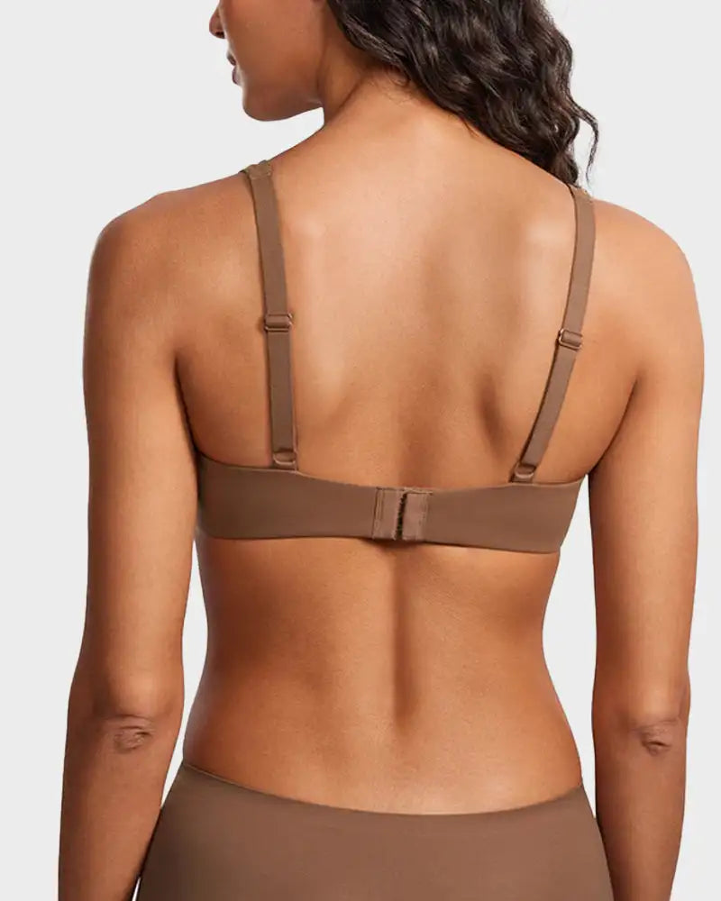 Underwire Seamless Unlined Balconette Support Bra Remi - Photo 17