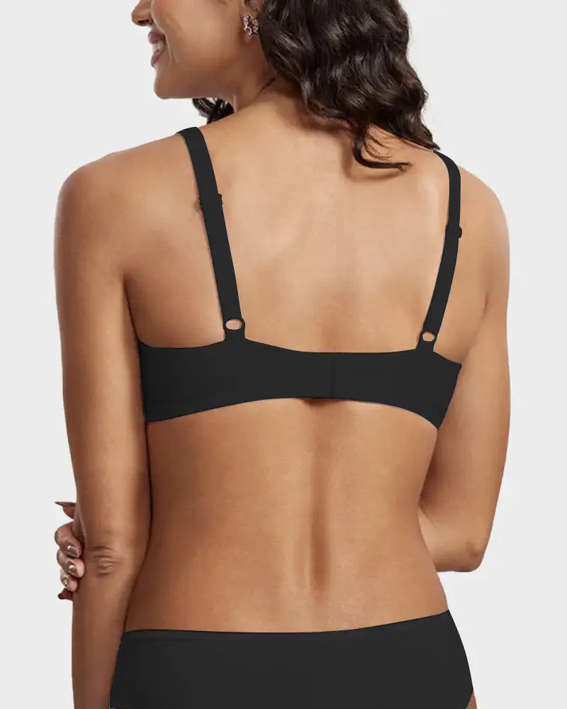 Underwire Seamless Unlined Balconette Support Bra Remi - Photo 5
