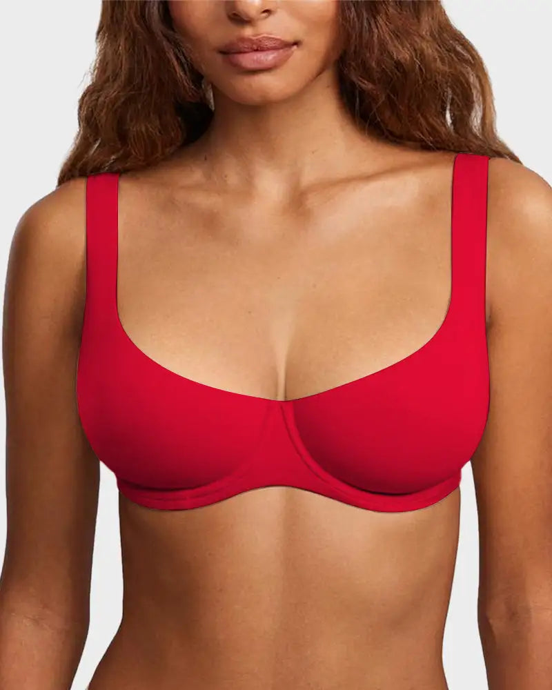 Underwire Seamless Unlined Balconette Support Bra Remi - Photo 6