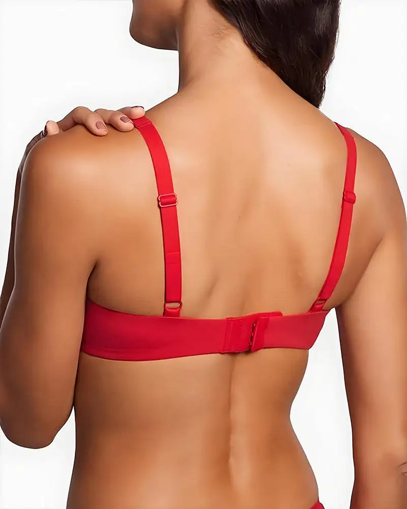 Underwire Seamless Unlined Balconette Support Bra Remi - Photo 7