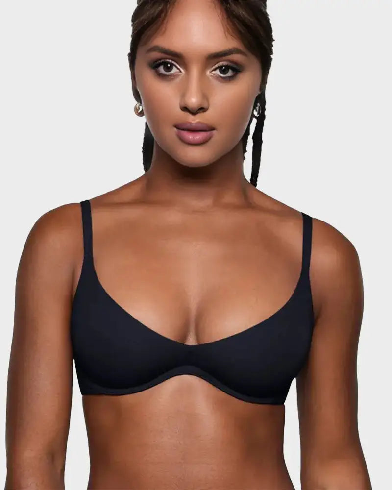Unlined Plunge Balconette Underwire Everyday Bra Lira - Photo 6