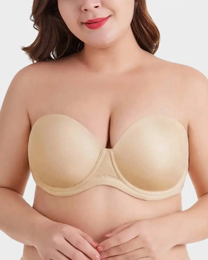 Versatile Underwire Bandeau Bra Removable Straps Fara - Photo 1