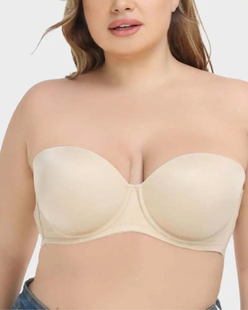 Versatile Underwire Bandeau Bra Removable Straps Fara - Photo 3