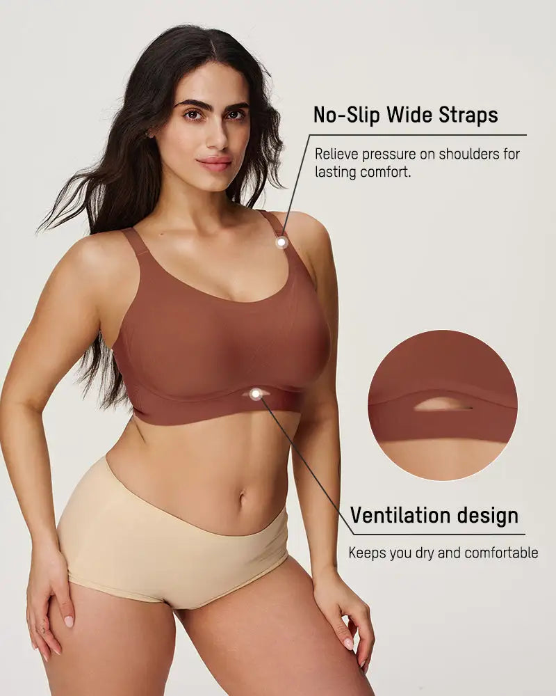 Wire-Free Sculpting Wrap Bra 4D Lift Contour - Photo 23