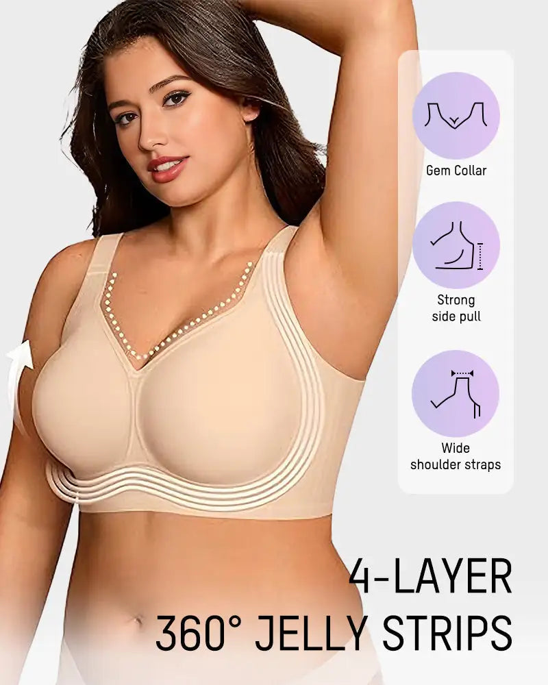 Wireless Full Coverage Jelly Smoothing Bra Serene - Photo 6