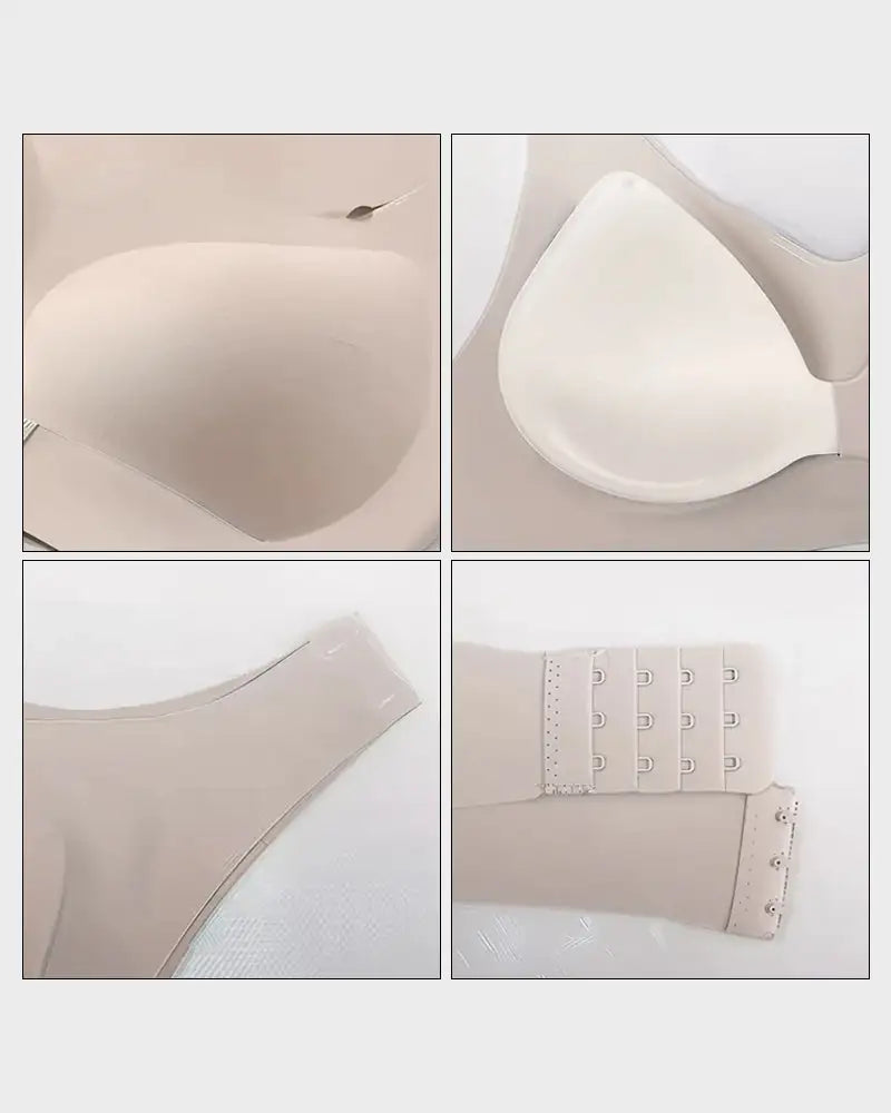 X-Back Hook-Front Wire-Free Alignment Bra Poise - Photo 5
