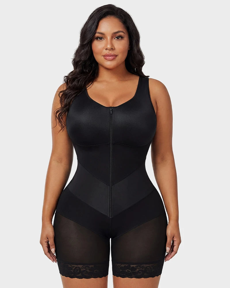 Zip-front full body tummy control shaper - image 1